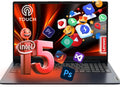 Lenovo IdeaPad 15.6' FHD Touchscreen Business Laptop with Lifetime Web Office 365 - Intel 13th 10-Core i5 (Outperforms i7-1255U) - 24GB RAM, 2TB SSD - WiFi 6, 10HR Battery, 720p Camera