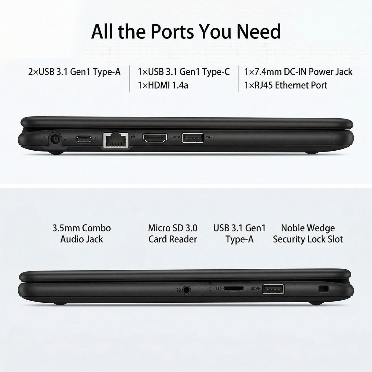 Dell Latitude 3310 13.3-Inch 1920 x 1080 FHD Touch Screen Laptop, Core i5-8265U, 16GB DDR4 RAM, 512GB M.2 NVMe SSD, HDMI, Windows 11 Pro, Webcam, Business Laptop (Renewed)