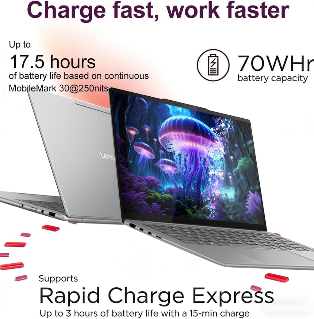 Lenovo Slim 7i Aura Edition AI Laptop (14' FHD+ OLED Touchscreen, Intel Core Ultra 7 258V, 32GB DDR5, 1TB SSD), Arc 140V GPU, Copilot+ PC, 17-Hr Battery Life, 5MP IR Webcam, Wi-Fi 7, Win 11 Home