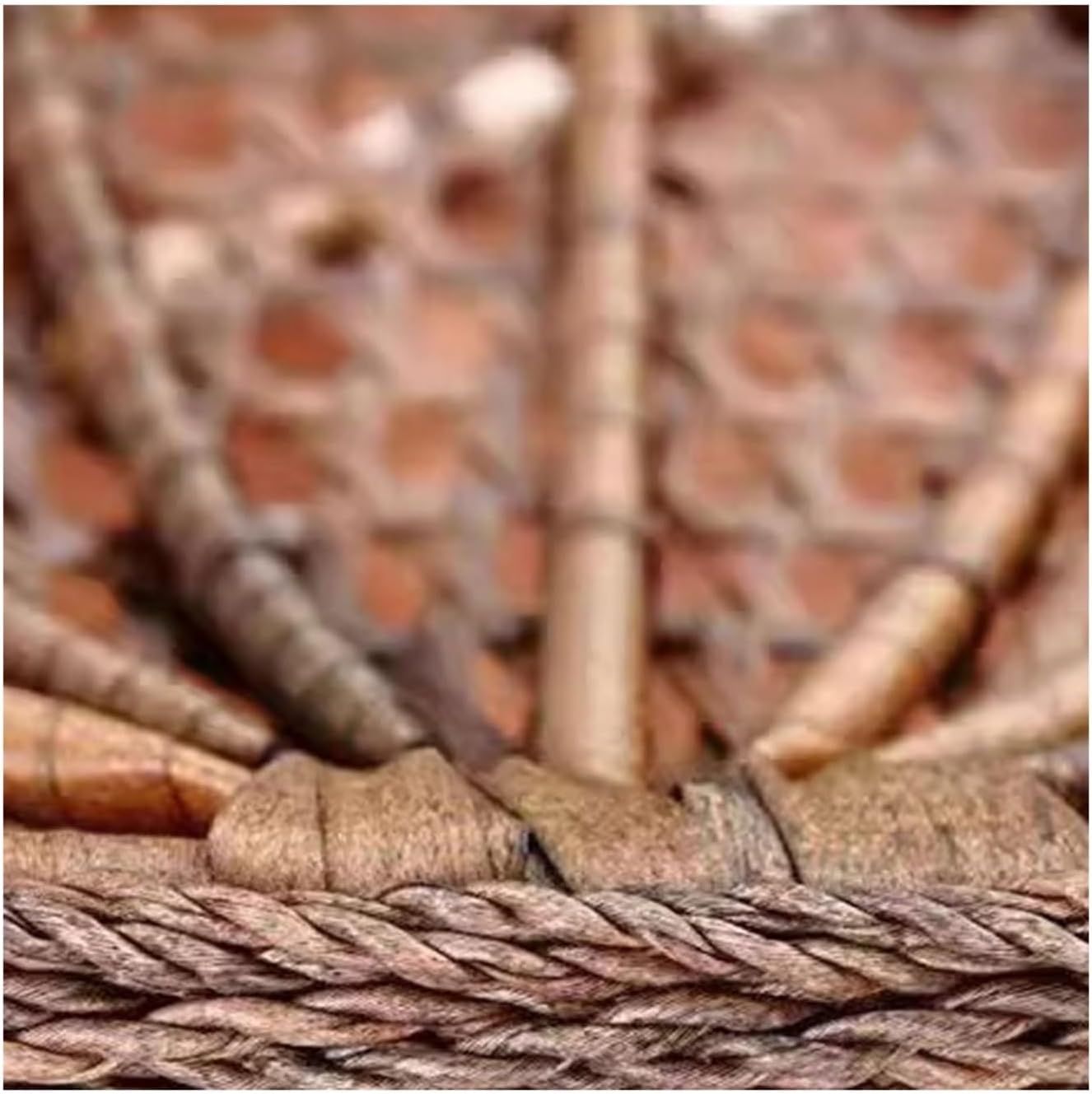 Rattan Chair Hanging Basket Cradle Hammock Balcony Swing Rocking Chair Indoor Hanging Basket Chair Modern Accent Chair for Living Room