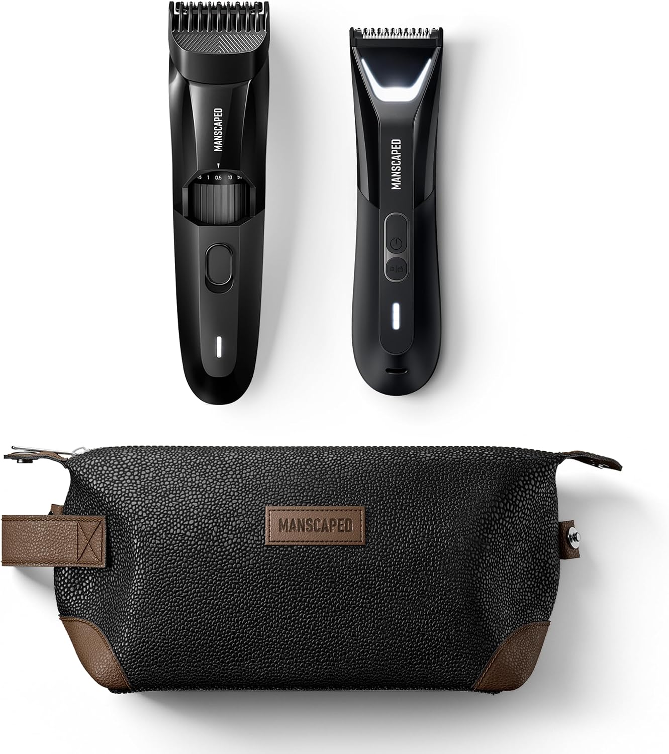 MANSCAPED® The Beard & Body Bundle 5.0 Contains: The Beard Hedger® Premium Precision Trimmer and The Lawn Mower® 5.0 Ultra Electric Groin & Body Hair Trimmer