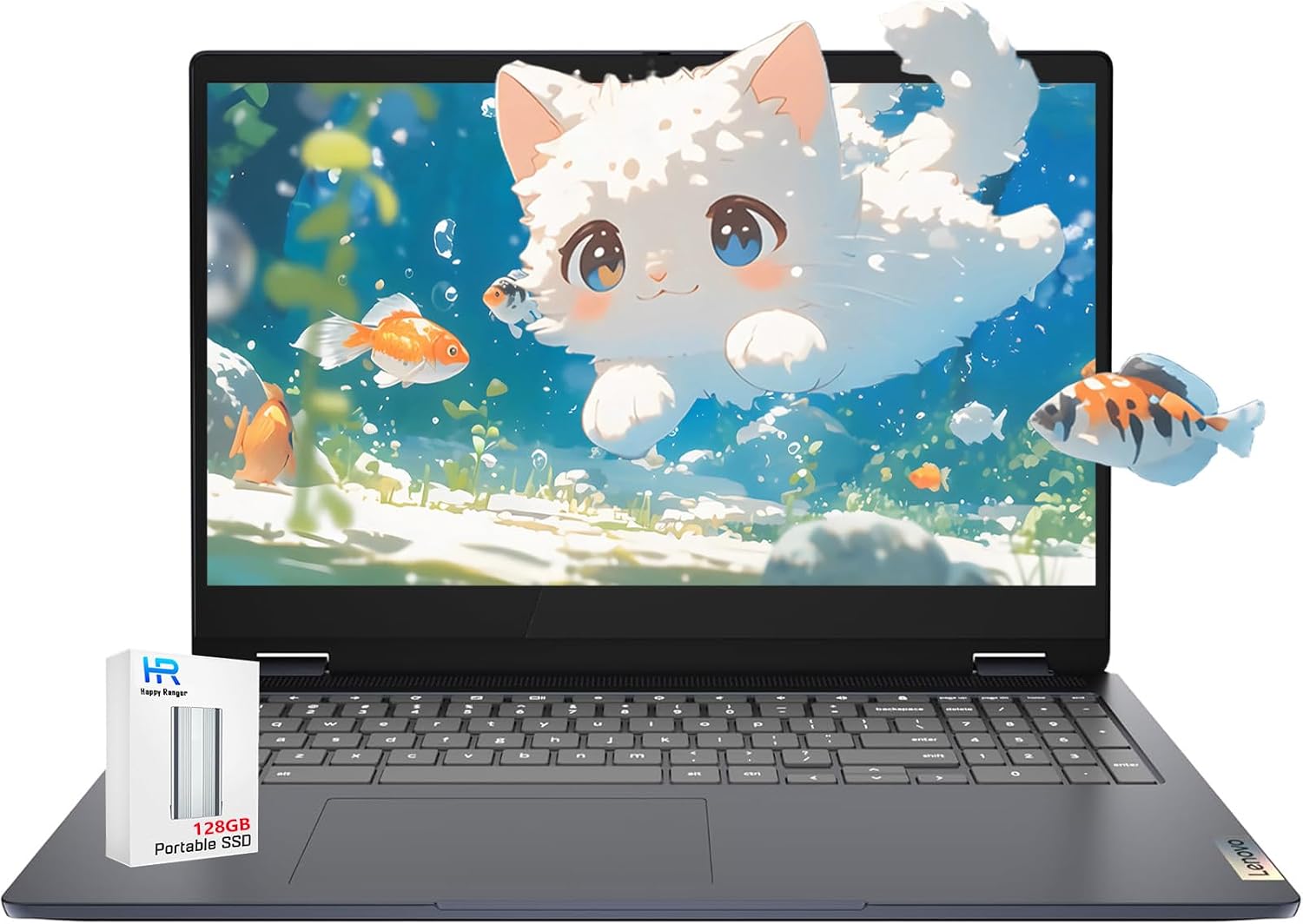 Lenovo IdeaPad 3i Chromebook Laptop 15.6 inch FHD Large Screen - 8GB RAM| 192GB Storage -Google Chromebook Kids School Student - HDMI - Wi-Fi 6 - Long Battery Life for Framework