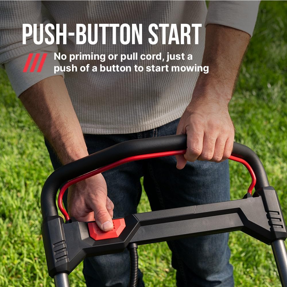 SKIL PWR CORE 40 Brushless 40V 20-Inch Push Mower Kit with Smart Caddy, Includes 6.0Ah & 4.0Ah Batteries and 150W Charger - PM2010C-24