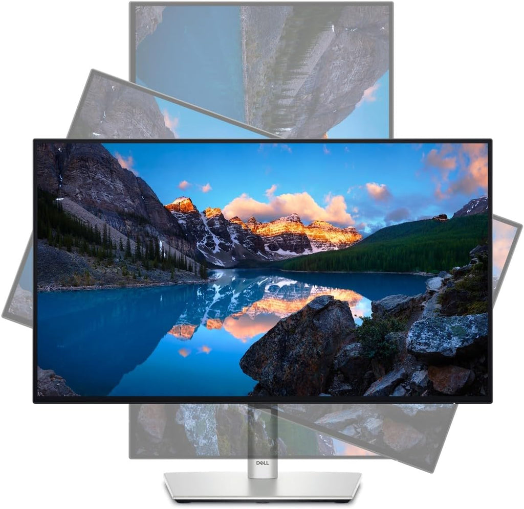 Dell U2424H UltraSharp 24 Inch FHD (1920x1080) Monitor, 120Hz, IPS, 5ms, 98% DCI-P3, 2X USB-C, 2X DisplayPort, HDMI, 3X USB, 3 Year Warranty, Silver