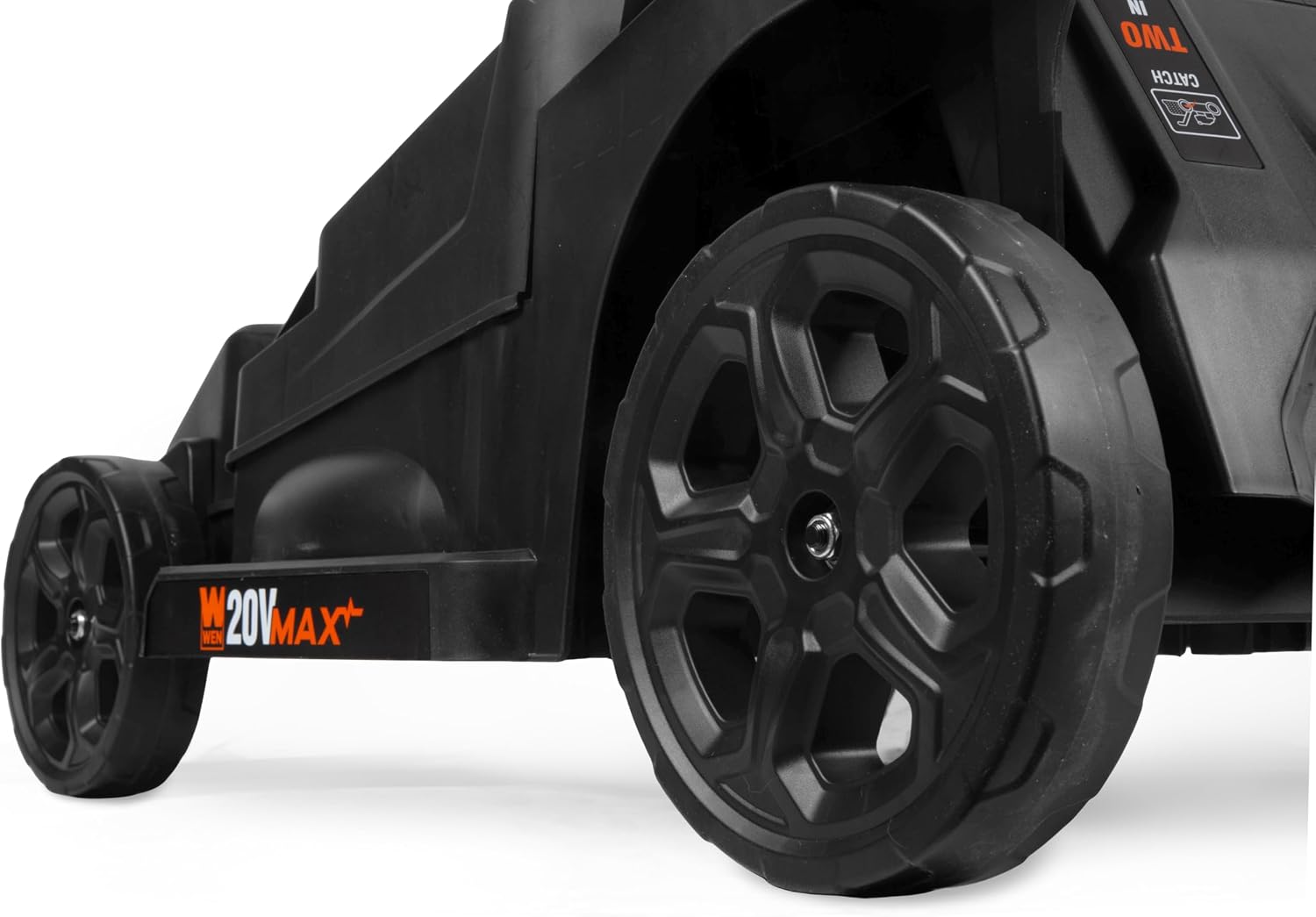 WEN 20V Max 2-in-1 19-Inch Cordless Brushless Lawn Mower and Mulcher with Two 5Ah Batteries and Dual Port Charger (20839)