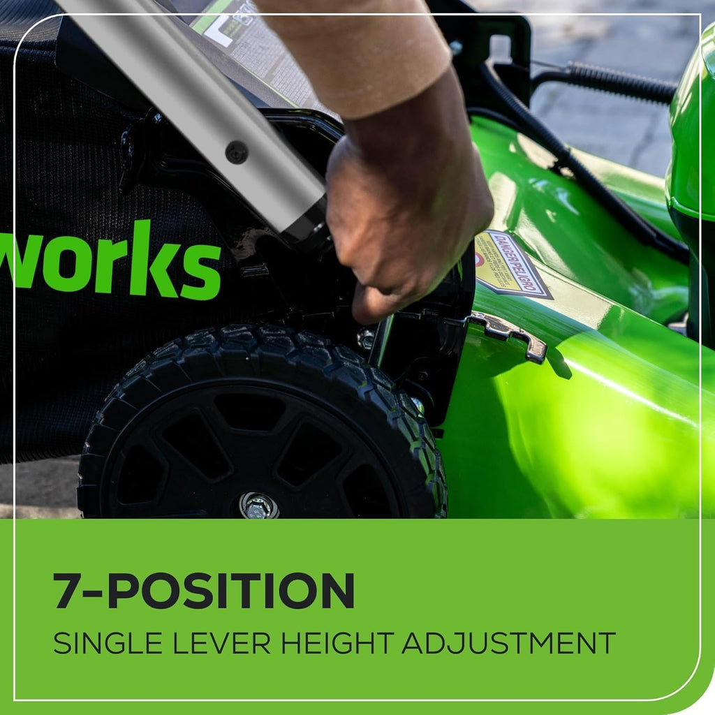 Greenworks 80V 21' Cordless Battery Push Lawn Mower w/ 4.0Ah Battery & Charger String Trimmer Tool only Kit