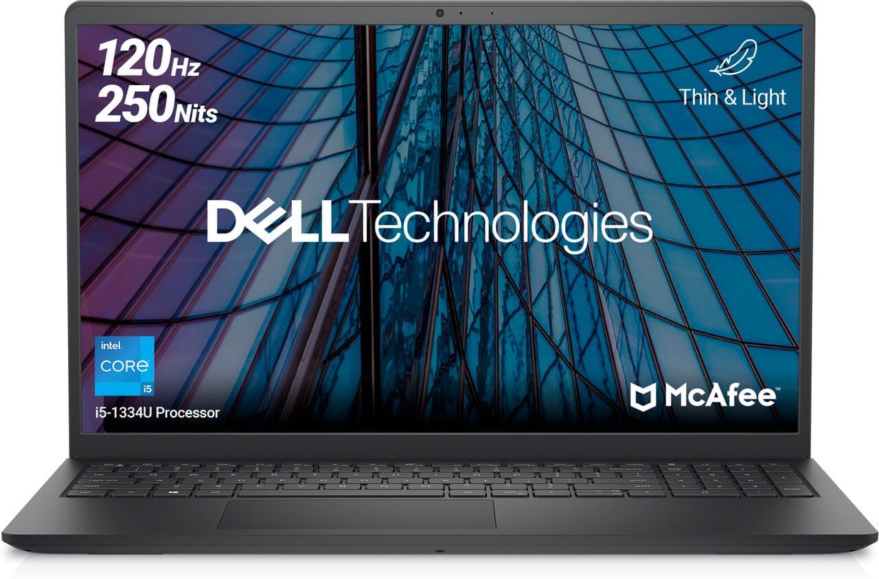 DELL Inspiron 15 3530 Business Laptop, 15.6' FHD Touchscreen, Intel Core i5-1334U, 16GB RAM, 1TB SSD, Lifetime Microsoft Office 2024, Webcam, HDMI, Wi-Fi 6, Windows 11 Pro, Black