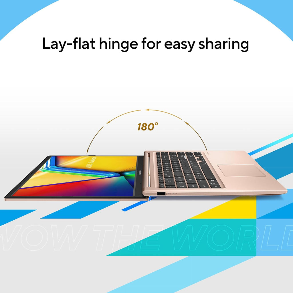 ASUS Vivobook 15 Laptop, 15.6' FHD Touch Display, Intel Core i5-1334U, Intel Iris Xe Graphics, 16GB Memory, 512GB SSD, Champagne, F1504VA-AB56-PK