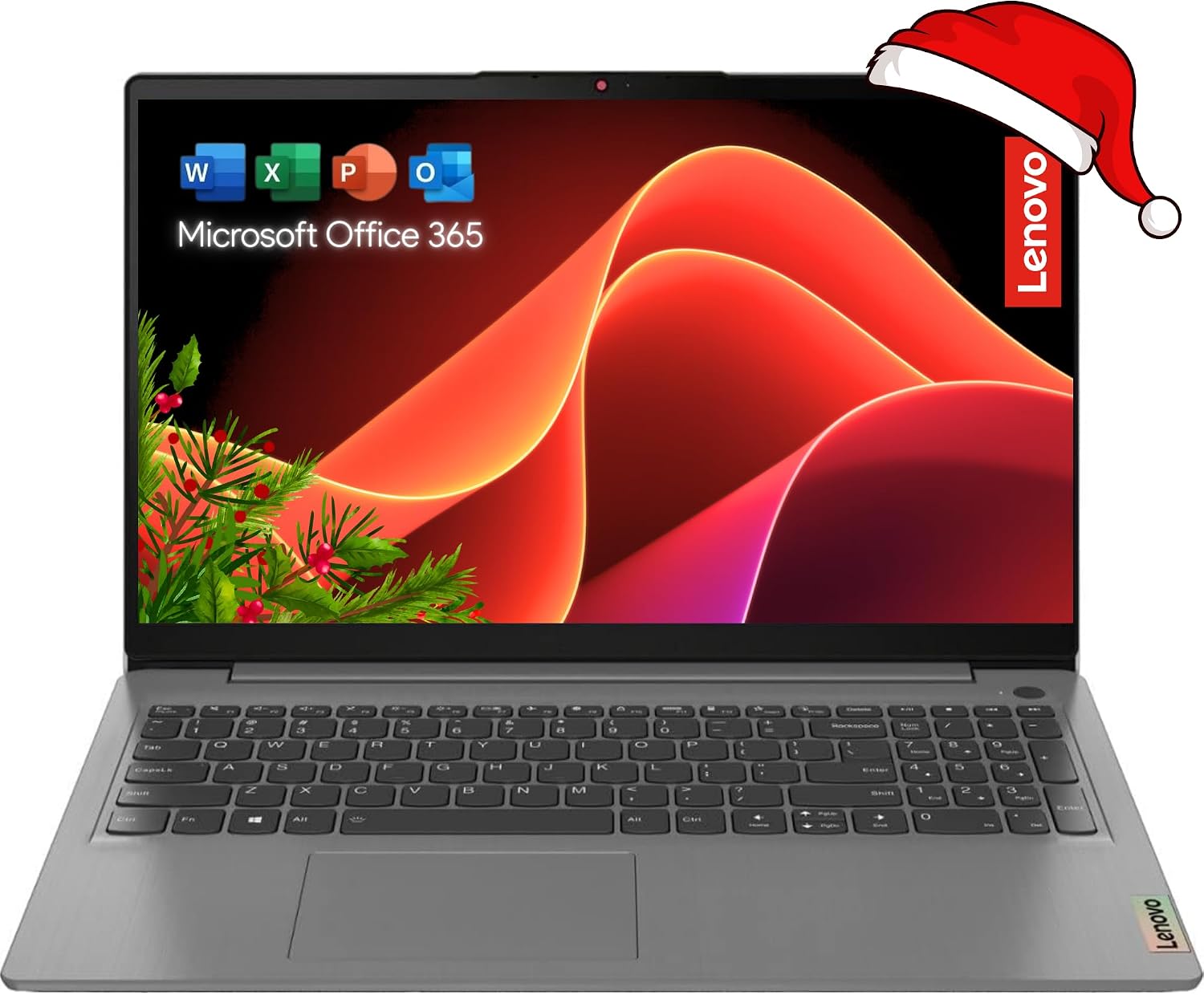Lenovo Touchscreen Laptop with Lifetime Office 365 for The Web - IdeaPad 3i - Intel Core i3 Processor - 15.6' Full HD - 12GB RAM - 256GB SSD - Bluetooth - Webcam - Windows 11 no Mouse