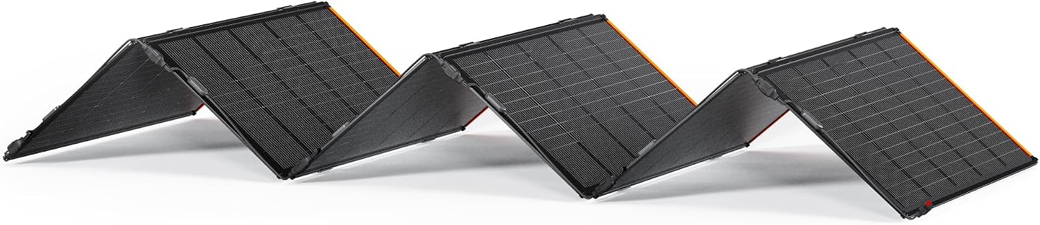 Jackery SolarSaga 500X Solar Panels, 500W Power Output, 25% High Bifacial Conversion Efficiency, Compatible with Explorer 5000 Plus,IP68 Rated for Outdoor Camping,RVs,and Off-Grid Living