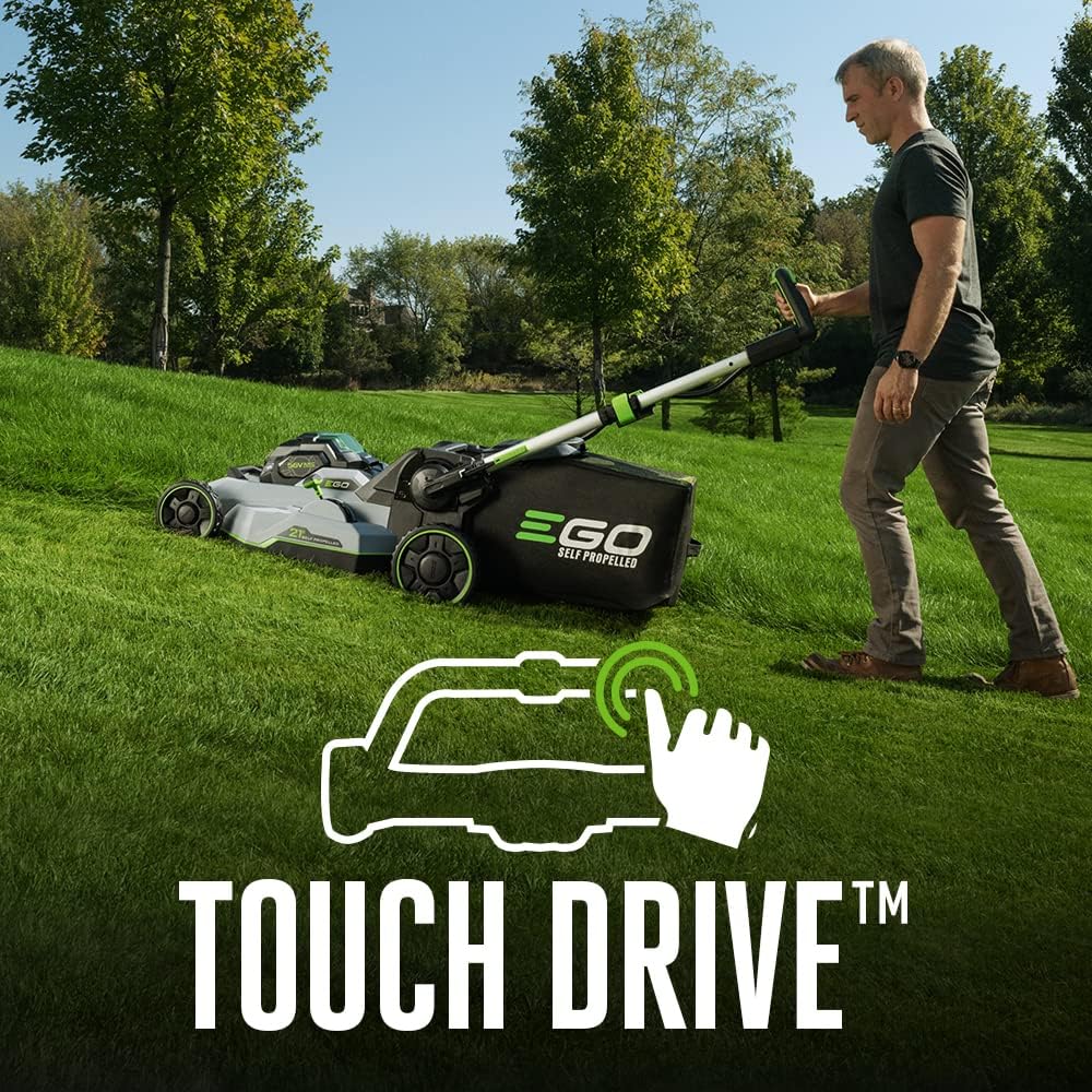 EGO POWER+ Electric Lawn Mower, Self-Propelled Cordless with Select Cut and Touch Drive, Battery and Charger Not Included – LM2130SP