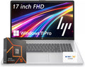 HP 17 Business Laptop 2025/2026 Edition, 17.3' Full HD IPS Display, AMD Ryzen 5 7430U (Beats Intel i7-1355U), AI Copilot Key, 64GB RAM, 1TB NVMe SSD, HDMI, Wi-Fi 6, Windows 11 Pro, WOWPC Recovery USB