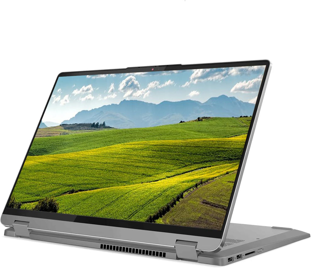 Lenovo Flex 16' IPS WUXGA Touchscreen with 360 Hinge Laptop, Ryzen 7-7730U Processor Up to 4.5GHz, 16GB Ram, 512GB SSD, Backlit Keyboard, WiFi 6, Fingerprint Reader, Win11 OS, Dale Gray, Renewed