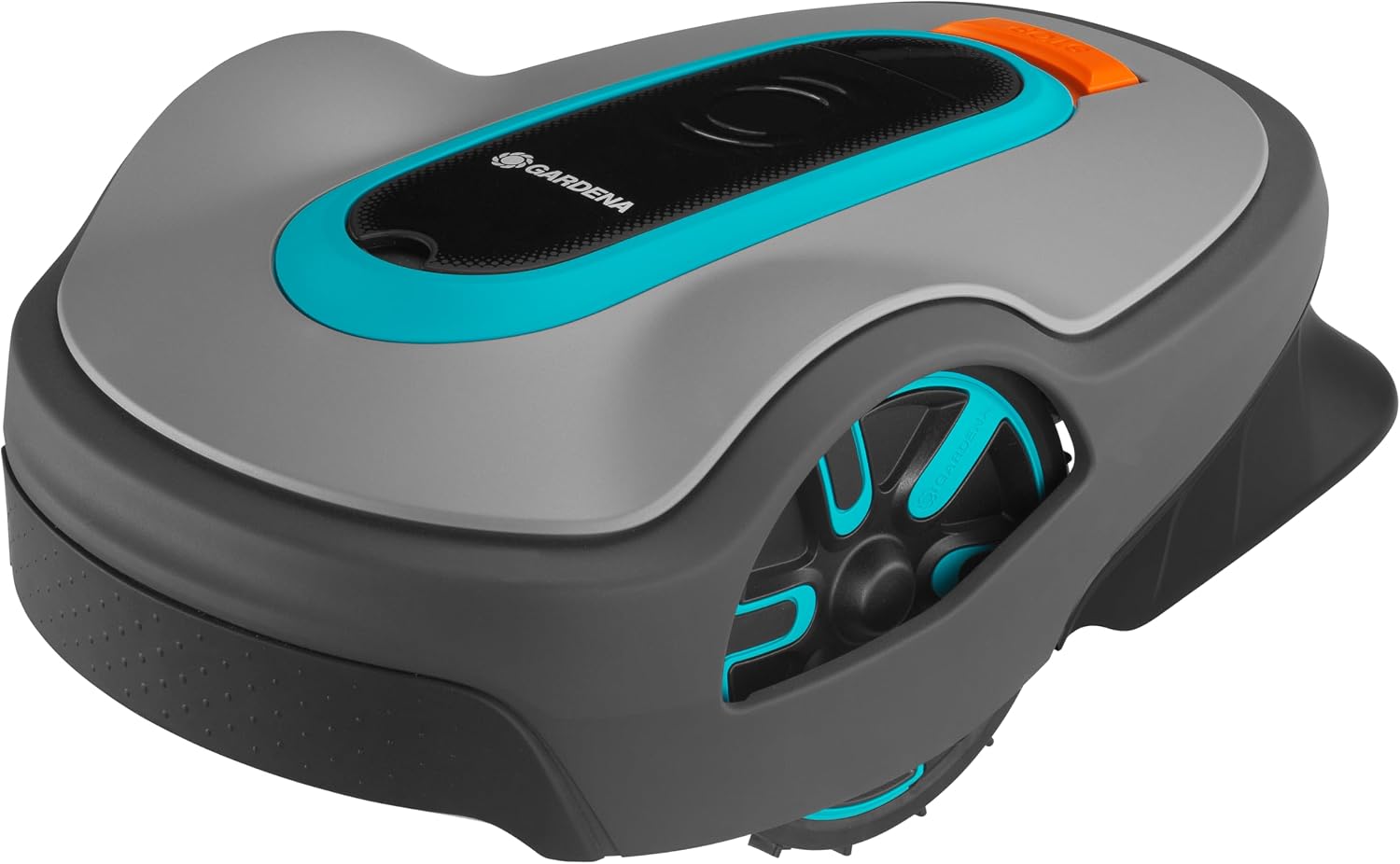 GARDENA 15101-20 SILENO Life - Automatic Robotic Lawn Mower, with Bluetooth app and Boundary Wire, one of The quietest in its Class, for lawns up to 8100 Sq Ft, Made in Europe, Grey