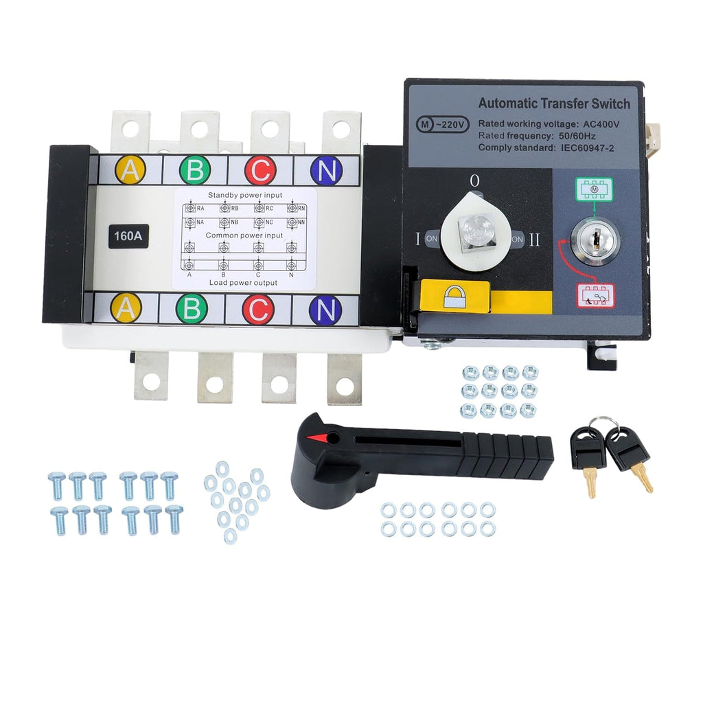 4P 160A Industrial Automatic Transmission Switch ATS AC Generator Set 220V Dual Power Switching Switch