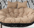 Double Egg Swing Chair Cushion, 2 Person Hanging Egg Chair Cushion Replacement, Hanging Basket Chair Cushion, Hanging Hammock Chair Cushion (K,170 * 120cm/67 * 47in)