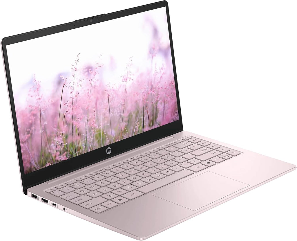 HP Portable 13.8' HD IPS Laptop, Intel Celeron N Processor Up to 2.78GHz, 4GB DDR4, 128GB SSD, HDMI, Webcam, Bluetooth, Windows 11, Pastel Pink(Renewed)