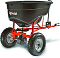 Agri-Fab 45-0463 Pull Behind Broadcast Spreader,130 lb. Hopper Capacity Designed for Seed, Fertilizer, Salt, Ice Melt with Universal Hitch,12 ft. Spread Width for Riding Lawn Mowers and Lawn Tractors