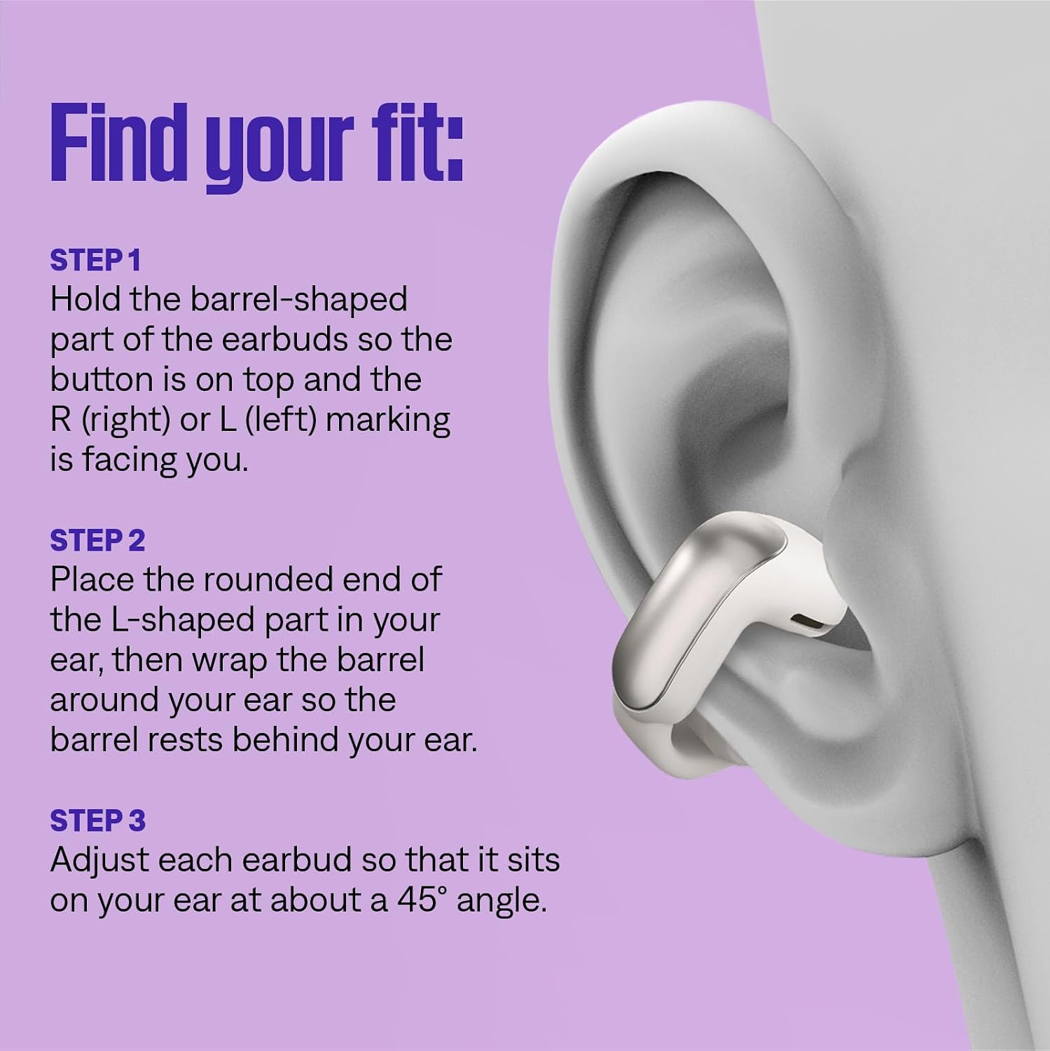 Bose Ultra Open Earbuds - Bluetooth Open Ear Earbuds with OpenAudio for Awareness, Clip-On Design for Comfort, Water Resistant, Up to 48 Hrs of Playtime, Moonstone Blue - Limited Edition Color