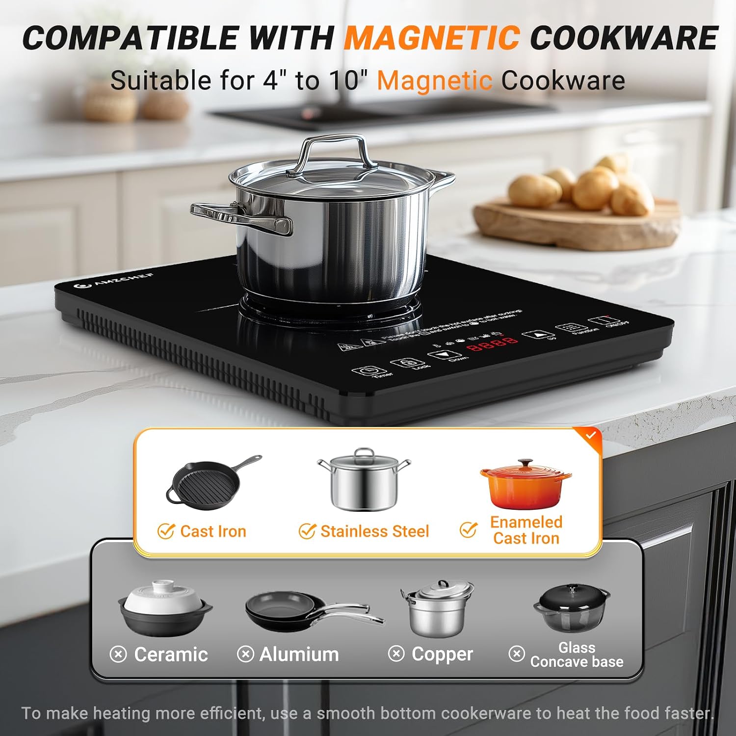 AMZCHEF Portable Induction Cooktop & AMZCHEF Portable-Induction-Cooktop