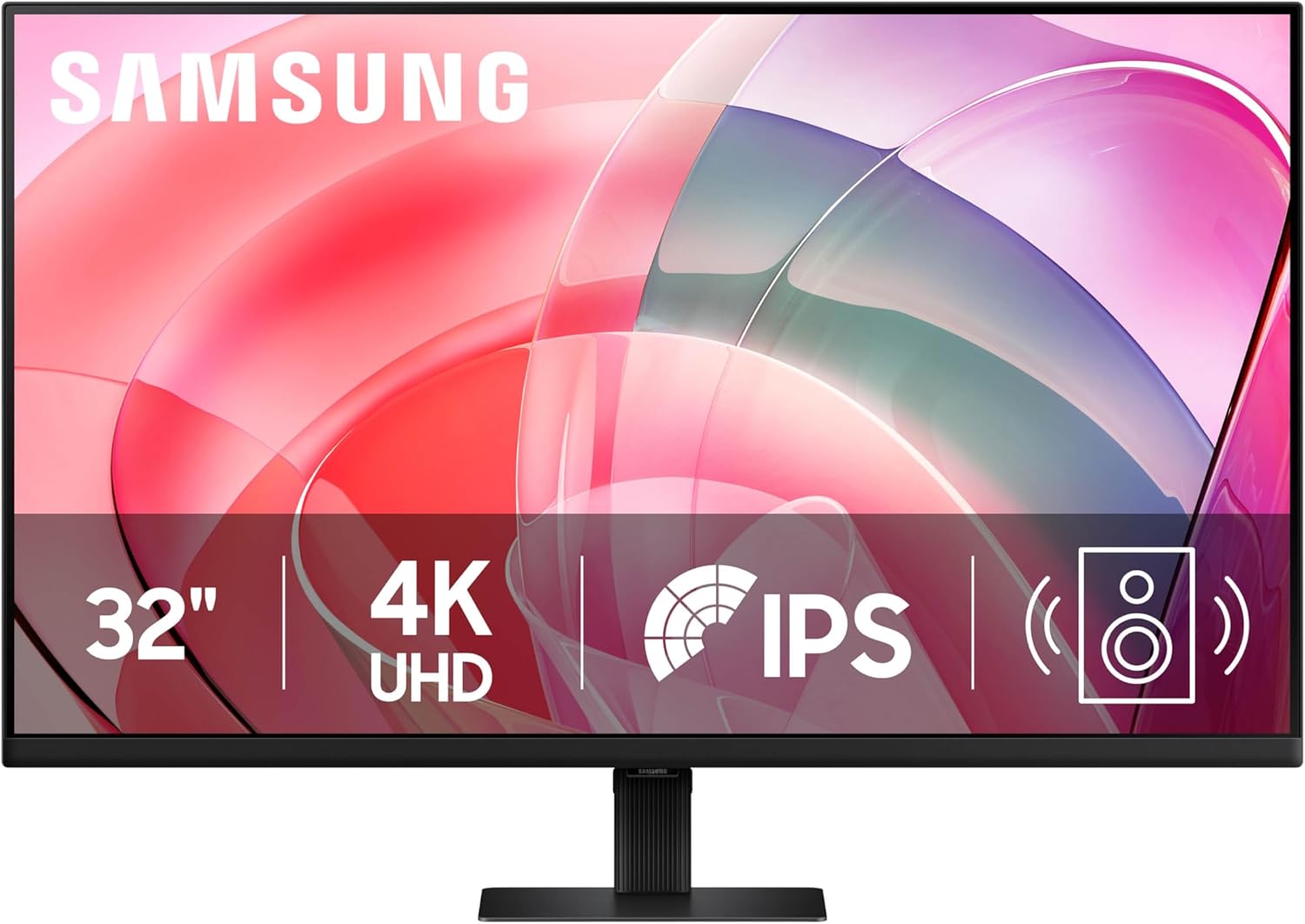 Samsung 32' ViewFinity S7 (S70D) 4K UHD IPS HDR10 High Resolution Monitor with Speakers, DP Port, TUV-Certified, 2025, LS32D708EBNXGO