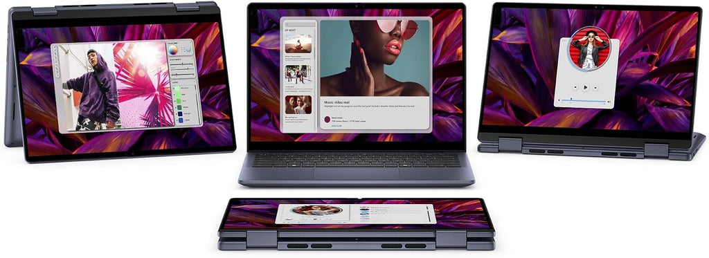 Inspiron 14 2-in-1 Laptop 7445-14-inch Touch FHD+ Display, AMD Ryzen™ 7 8840HS Processor, AMD Radeon™ Graphics, 16GB DDR5 Memory, 1TB SSD, English US Backlit Copilot Key Keyboard, Windows Home 11