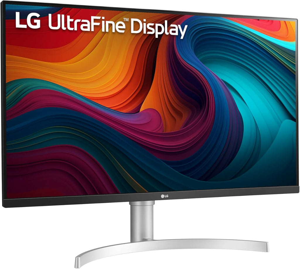 LG 32UN650-W Monitor 32' UHD (3840 x 2160) IPS Ultrafine Display, HDR10 Compatibility, DCI-P3 95% Color Gamut, AMD FreeSync, 3-Side Virtually Borderless Design, Height Adjustable Stand - Silve/White