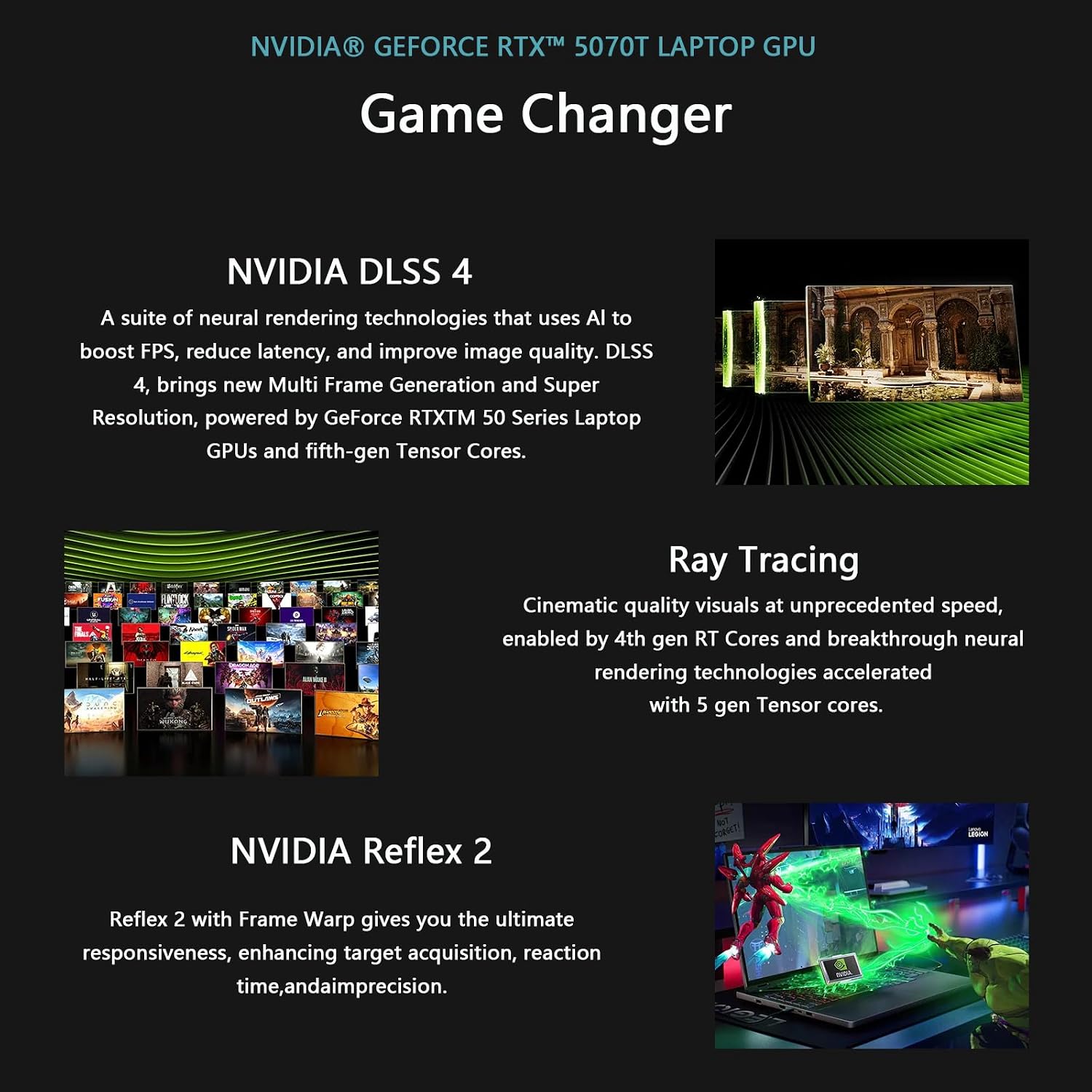 Lenovo Legion Pro 5i Gen 10 Gaming Laptop, GeForce RTX 5070 Ti GDDR7, Intel U9 275HX (24-Core), 16' WQXGA 500Nits Display, Backlit KB, AI Engine+, Wi-Fi 7, Win 11 Pro, Accessories, 64GB DDR5, 2TB SSD