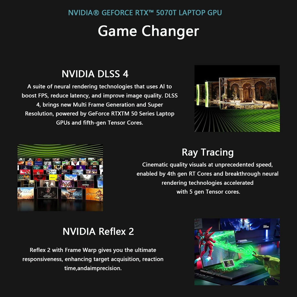 Lenovo Legion Pro 5i Gen 10 Gaming Laptop, GeForce RTX 5070 Ti GDDR7, Intel U9 275HX (24-Core), 16' WQXGA 500Nits Display, Backlit KB, AI Engine+, Wi-Fi 7, Win 11 Pro, Accessories, 32GB DDR5, 2TB SSD