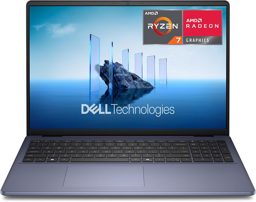 Dell 16 Laptop DC16256-16.0-inch 16:10 FHD+ Anti-Glare Non-Touch Display, AMD Ryzen 7 250, AMD Radeon Graphics, 16GB Memory, 1TB SSD, Backlit Keyboard with Fingerprint Reader, Windows 11 Home