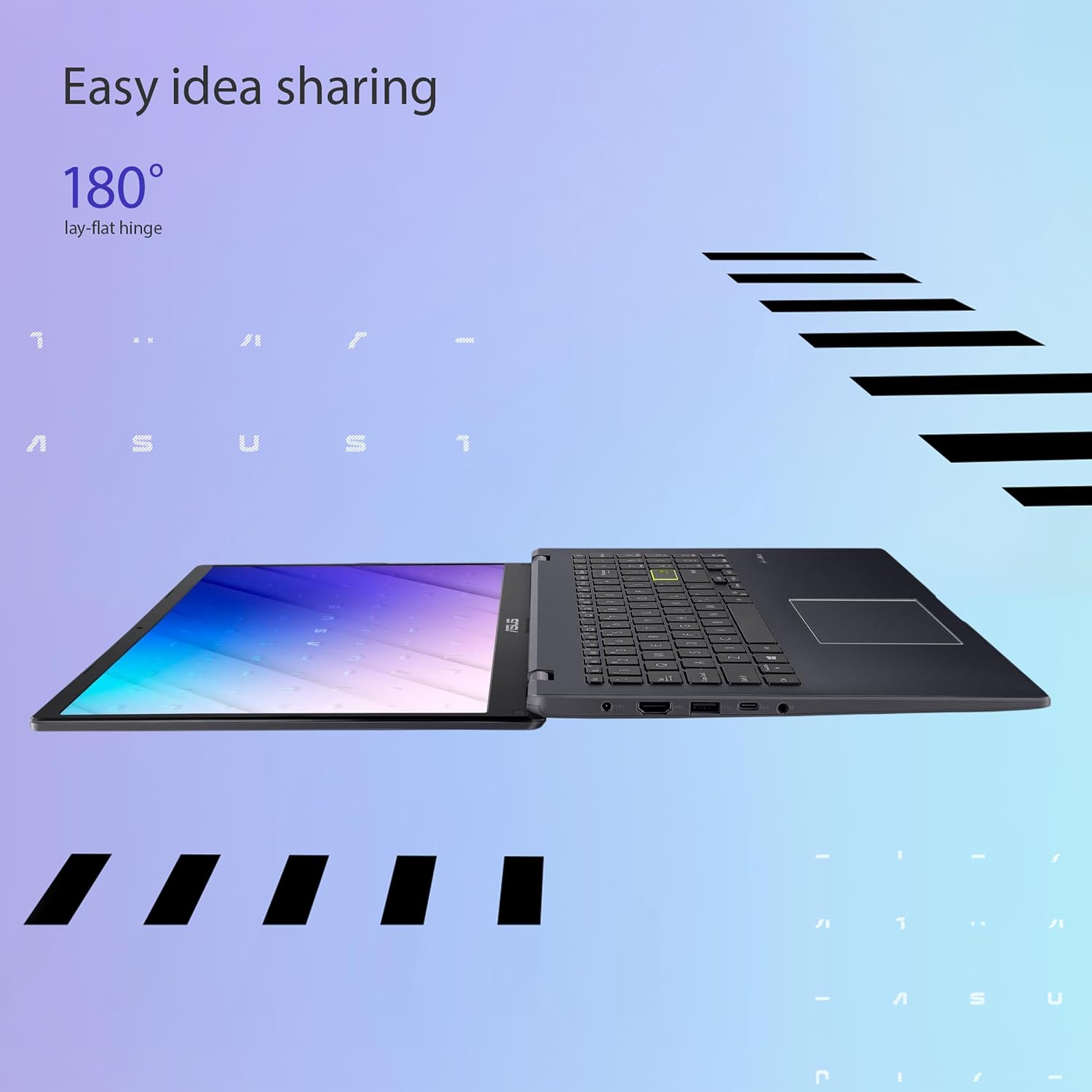 ASUS 15.6' Vivobook Go Slim Laptop, Thin & Portable for Student Study, Intel Dual Core N4500, 4GB RAM, 128GB SSD, Windows 11, Star Black, L510KA-ES04