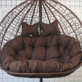 Hanging Basket Cushion Enlarged Thick Cushion Double Swing Sofa Cushion Indoor Rocking Chair Cushion for Furniture Swing Patio,A3