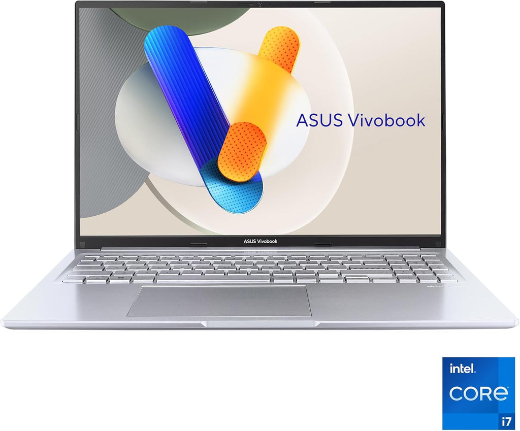 ASUS Vivobook 16 Laptop, 16' WUXGA 60Hz Display, Intel Core i7-13620H, Intel UHD Graphics, 16GB RAM, 512GB SSD, Windows 11, Cool Silver, F1605VA-BS74