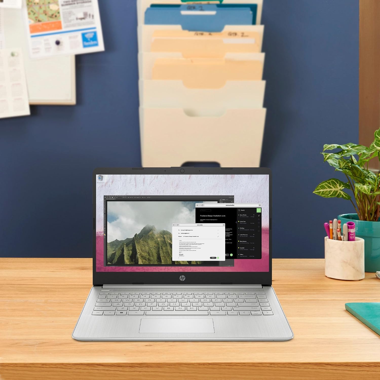 HP 14' Ultra-Light Laptop for Student & Home (Narrow-Bezel Display, Intel Pentium N5030, 16GB RAM, 512GB SSD, 1-Year Office 365) 11-Hr Long Battery Life, Webcam, Wi-Fi, IST Card, Win 11 Home, Silver