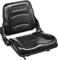 VEVOR Universal Forklift Seat, Fold Down Tractor Seat with Adjustable Angle Back and Micro Switch, 6.3-13.4 inch Extended Slot Comfortable Forklift Seat for Tractor Loader Excavator