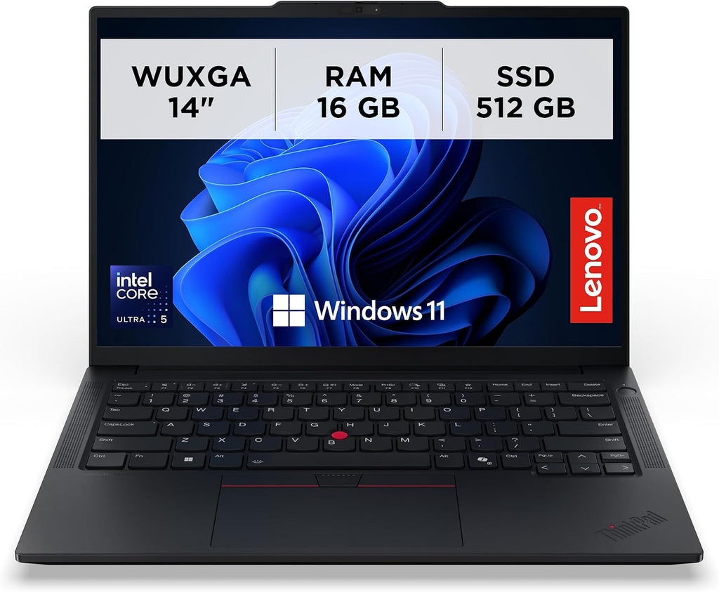 Lenovo Ideapad 1 15.6' FHD Laptop, with Free Lifetime Microsoft Office 2024, AMD Ryzen 5 7520U, 8GB RAM, 1TB SSD, Windows 11 Pro, Abyss Blue, with USB Hub