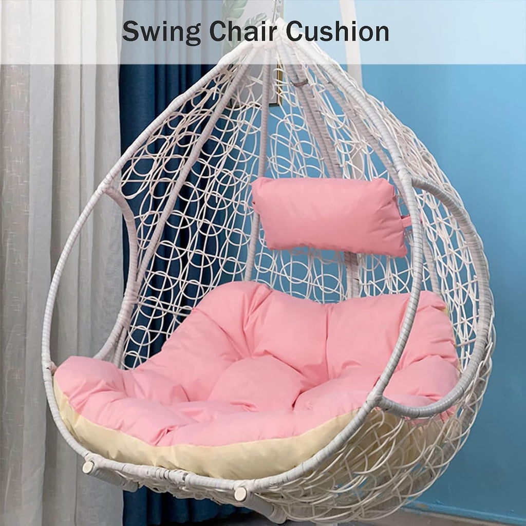 Double Rocking Chair Cushion, Non-Slip Swing Cushion, Removable Hanging Basket Cushion, 150x110 Cm Large Size, Multifunctional Cushion for Indoor and Outdoor Use (Color 5)