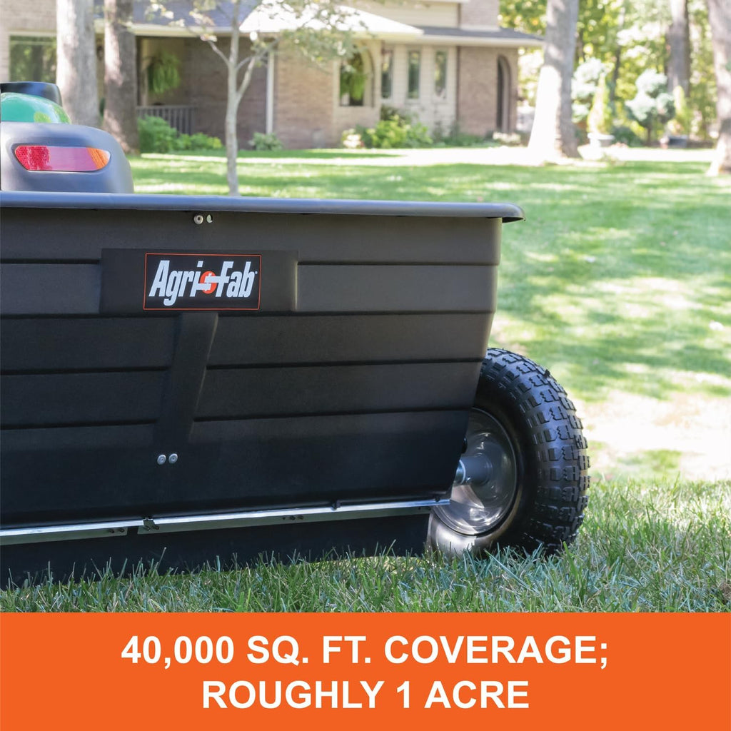 Agri-Fab 45-0288 175 lb. Tow-Behind Lawn & Garden Drop Spreader for Seed,Fertilizer, Salt, Ice Melt; Designed to Pull Behind Lawn & Garden Tractors