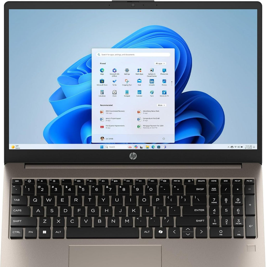 HP Pavilion 15.6' FHD Touchscreen Anti-Glare Laptop, 8GB RAM, 512GB SSD Storage, Intel Core Processor up to 3.8GHz, Up to 11 Hours Long Battery Life, Type-C, HDMI, Windows 11 Pro, Cozy Cashmere