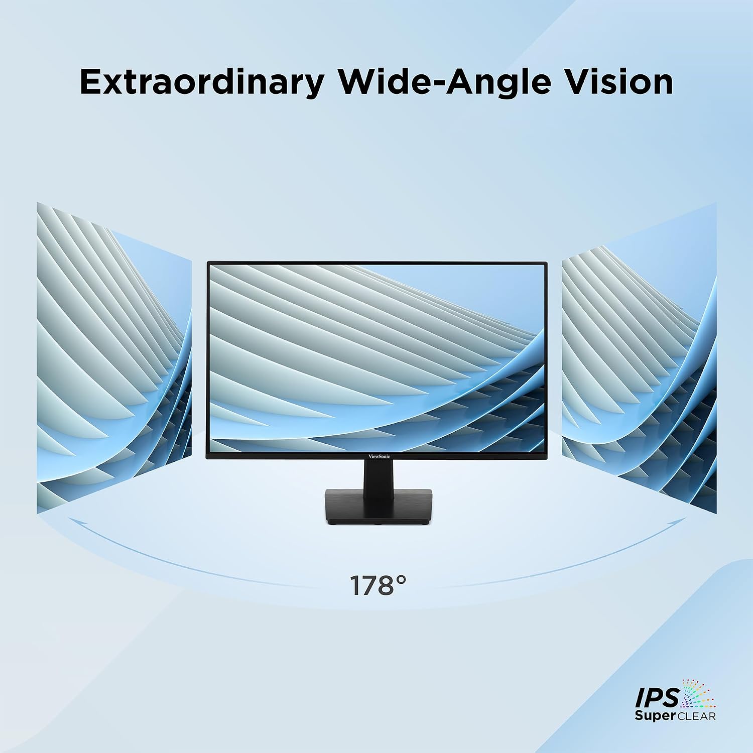 ViewSonic VA2748-MH 27 Inch 1080p Monitor, IPS Display with 120Hz for Immersive Home and Office Viewing, Variable Refresh Rate, HDMI, and VGA Inputs