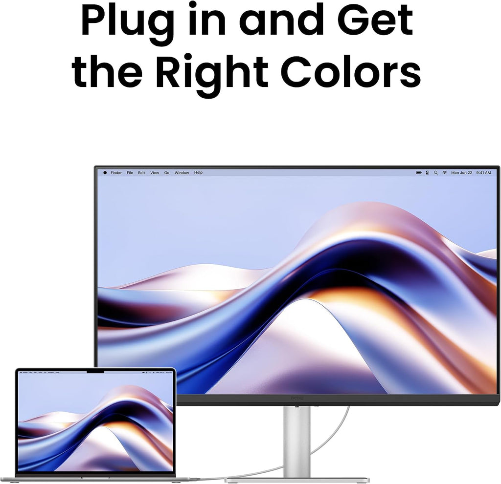 BenQ MA320UP 32' 4K 3840x2160 Monitor for MacBook® Pro/Air, Dual USB-C, 90W Power Delivery, Mac Color Match, USB Hub, Brightness & Volume Control on Mac, Height & Tilt Adjustable Stand, P3 Color Gamut