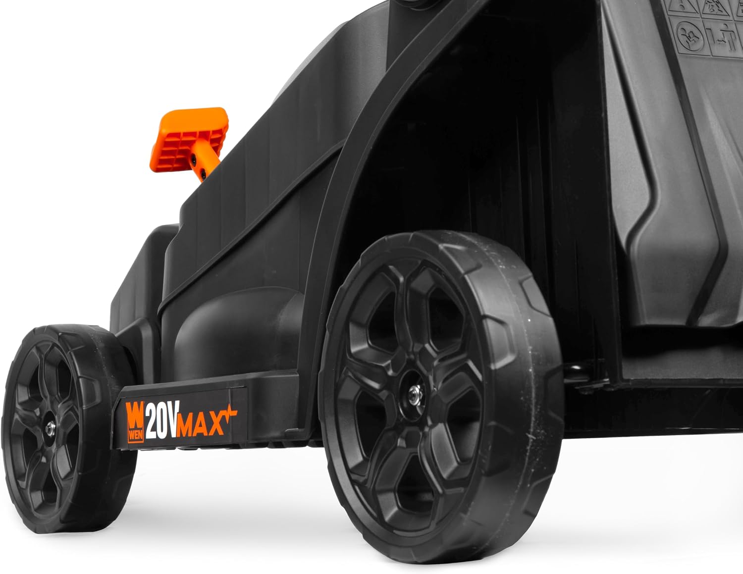 WEN 20V Max 15-Inch Cordless Brushless Lawn Mower with 5Ah Battery and Charger (20835)