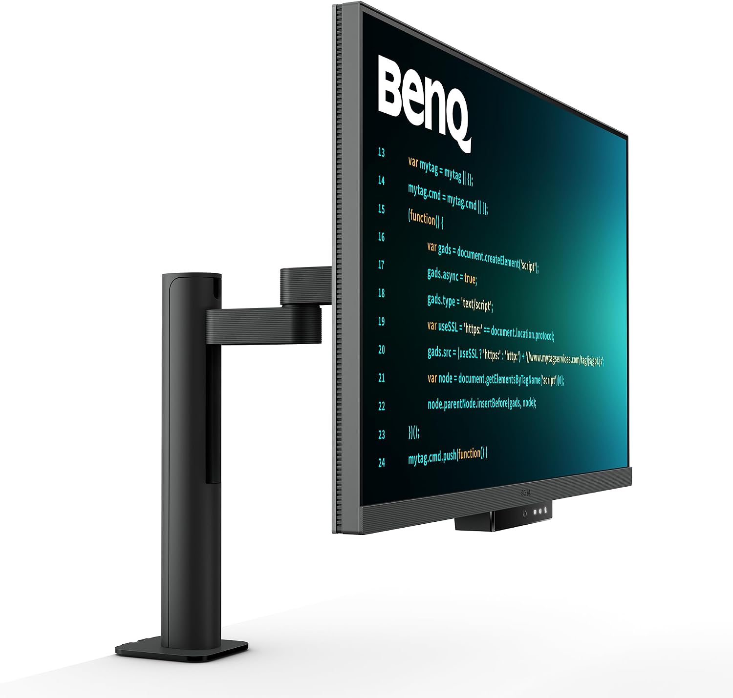 BenQ RD320UA 32' 4K 3840x2160 Programming Monitor with 2000:1 Contrast Ratio, Nano Matte Panel, MoonHalo, 90W USB-C, Coding Modes, Night Hours Protection, Ergonomic Stand, and Eye-Care Technology
