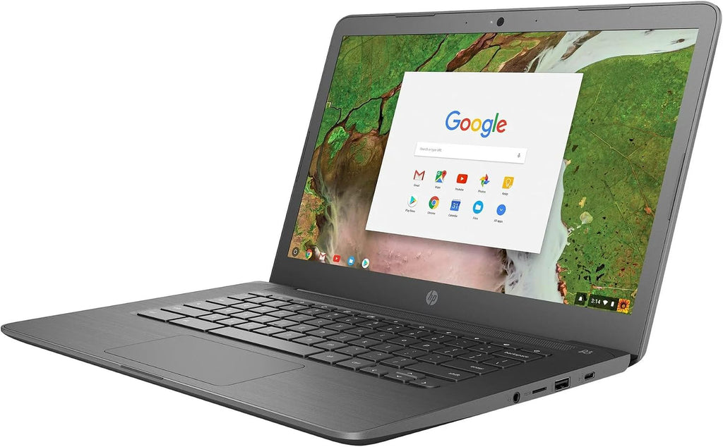 HP 14-inch Chromebook HD Touchscreen Laptop PC (Intel Celeron N3350 up to 2.4GHz, 4GB RAM, 32GB Flash Memory, WiFi, HD Camera, Bluetooth, Up to 10 hrs Battery Life, Chrome OS , Black)