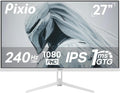 Pixio PX279 Wave White 27 inch 240Hz Refresh Rate FHD 1080p Resolution Fast IPS Panel 1ms GTG Response Time Gaming Monitor with Adaptive Sync