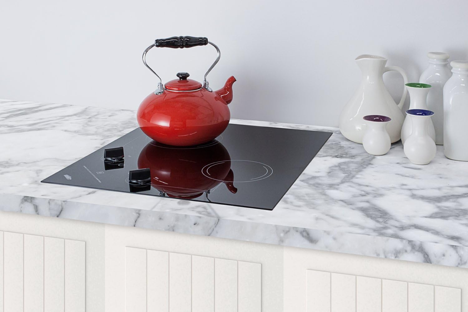 Summit 21' 2 Burner Electric Cooktop. 115 Volt Radiant Cooktop, ADA Compliant, Black - CR2B121