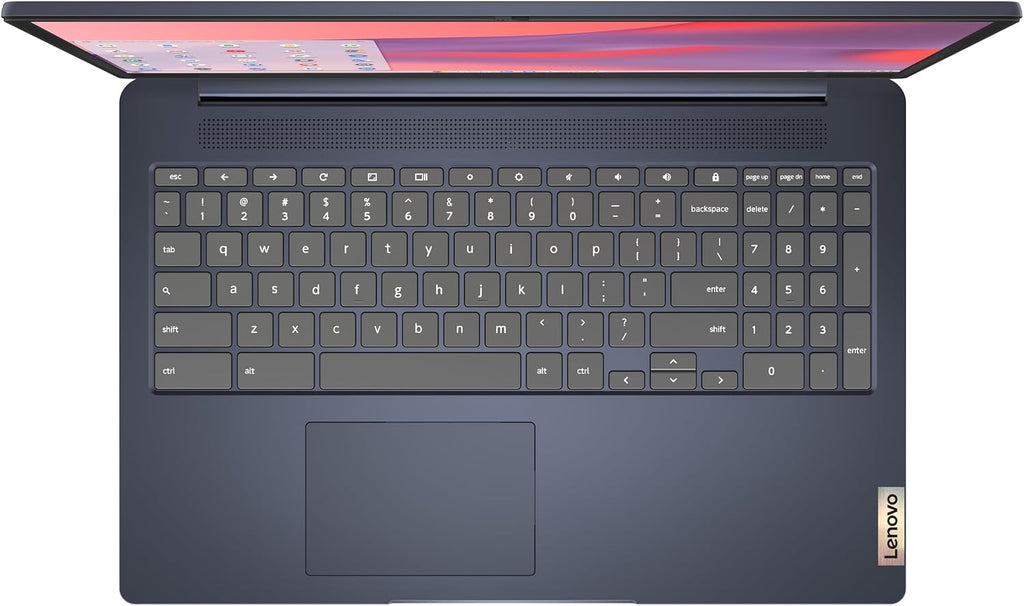 Lenovo IdeaPad 3i Chromebook, 15.6' FHD Display, Intel Celeron N4500, 8GB RAM, 64GB eMMC, 1920x1080 px, 720p Camera, Chrome OS, Abyss Blue