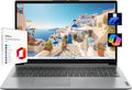 Lenovo Ideapad 1i 15.6' FHD Touchscreen Laptop, with Free Lifetime Microsoft Office 2021, Intel Core i3-1215U, 12GB RAM, 256GB SSD, Intel UHD Graphics, Windows 11 Pro, Cloud Gray