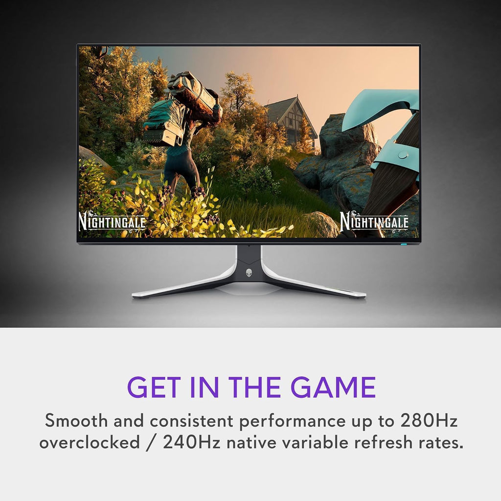 Dell Alienware 27' QHD Gaming Monitor | 280Hz, 1ms | FreeSync Premium Pro + G-Sync | Fast IPS, VESA HDR600 | Height/Tilt/Swivel/Pivot, AlienFX RGB, Low Blue Light (QHD-280Hz)