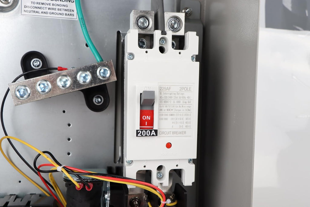 200 Amp Automatic Transfer Switch w/Power Management 120/240V Replacement for Generac RXSW200A3 for Indoor and Outdoor Use,Single Phase Transfer Switch NEMA 3R Aluminum Enclosure